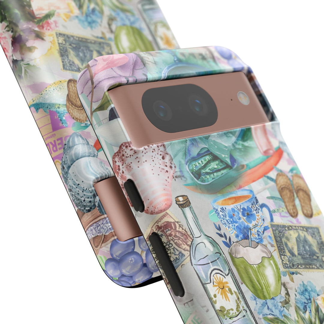Impact Resistant, Travel Coquette Collage, Cute Phone Cases for Samsung S24, S23, S22, S21, IPhone 15 pro Iphone 14 pro Iphone 13 IPhone 12 Iphone 11 - Studio40ParkLane