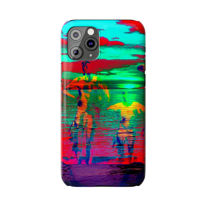 Slim Cute Phone Cases for Iphone - | iPhone 15 Case | iPhone 15 Pro Max Case, Iphone 14 Case, Iphone 14 Pro Max, Iphone 13, Sunset Mystery Dance - Studio40ParkLane