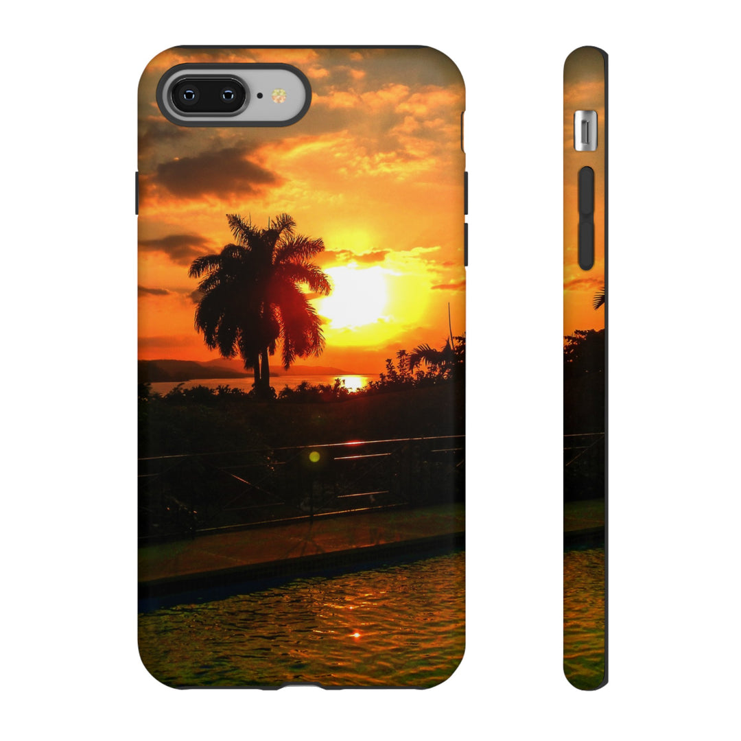Cute Samsung Case | Cool Iphone Case | Summer Jamaica Pool Sunset, Samsung S24, S23, S22, S21, IPhone 15 Case | Iphone 14 Case, Iphone 13 Case - Studio40ParkLane