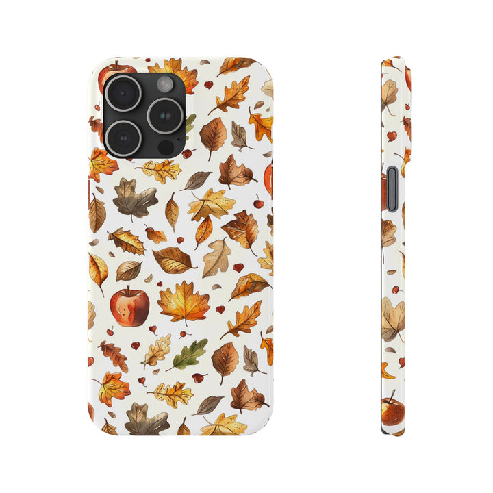 Slim Fall Autumn Leaves Gift for Her Cute Phone Cases for Iphone 16 | iPhone 15 Case | iPhone 15 Pro Max Case, Iphone 14, Iphone 14 Pro Max, Iphone 13, Slim - Studio40ParkLane