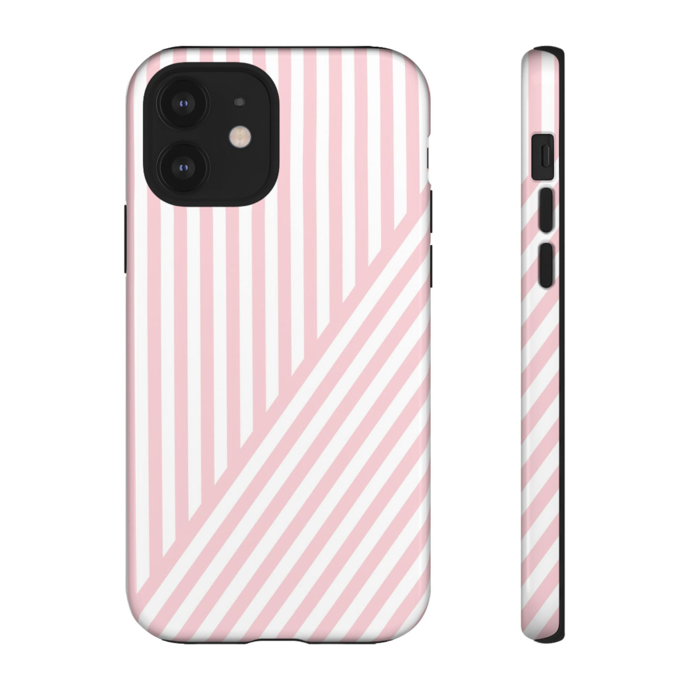Custom Personalized Tough Phone Case - Aesthetic Stripes - For iPhone 17 Pro Max iPhone 16 Pro iPhone 15 Iphone 14 Iphone 13 Plus 13 12 11 - Studio40ParkLane