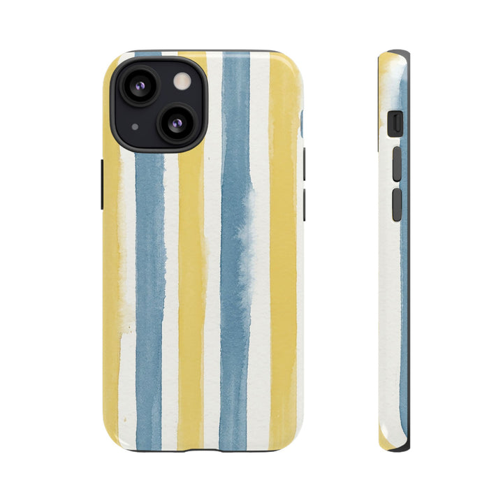 Tough Cute Yellow Stripes Phone Case, for IPhone 17 Pro Max | Iphone 17 Air, Iphone 16, IPhone 15, 14 13 12, Samsung Galaxy S26, S25, S24, S23 - Studio40ParkLane
