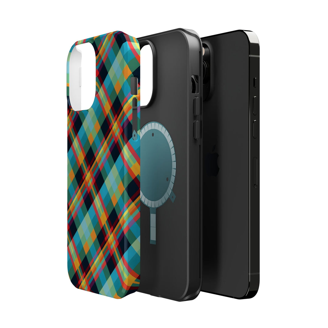 Checkered Plaid Magsafe Gift for Her Cute Phone Case for Iphone, | iPhone 16 | iPhone 15 Pro Max, Iphone 14 Pro Max, 13 12 11 10 9 8 7 - Studio40ParkLane
