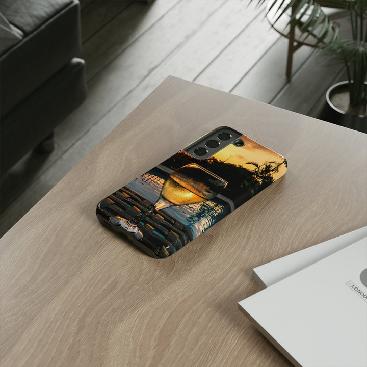 Samsung Galaxy Phone Case | Galaxy S23, S22, S21, S20 | Luxury Case Double Layered | Impact Resistant | Fashionable - Wine Glass 1 - Studio40ParkLane