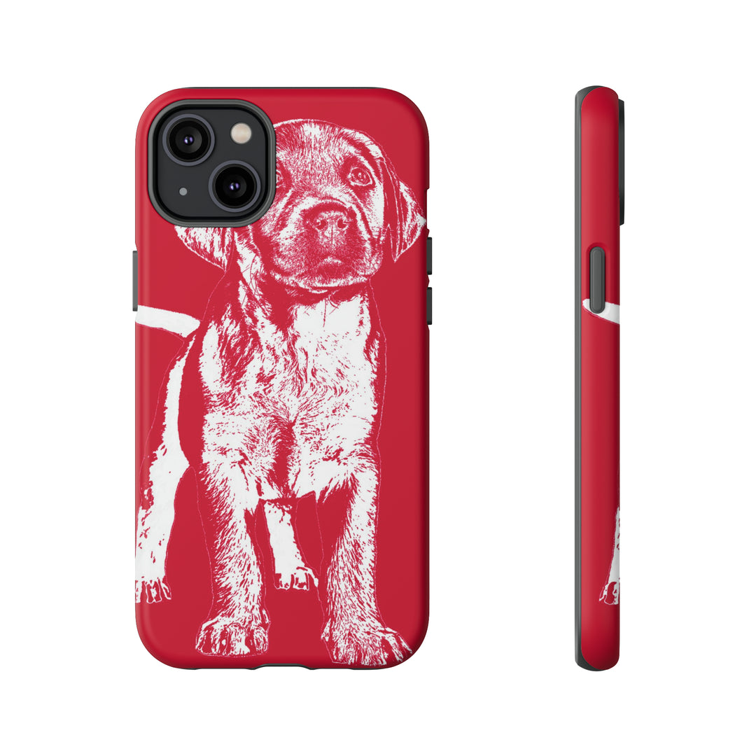 Cute IPhone Case | iPhone 15 Case | iPhone 15 Pro Max Case, Iphone 14 Case, Iphone 14 Pro Max Case IPhone Case for Dog Lovers, Puppy Dog Red - Studio40ParkLane