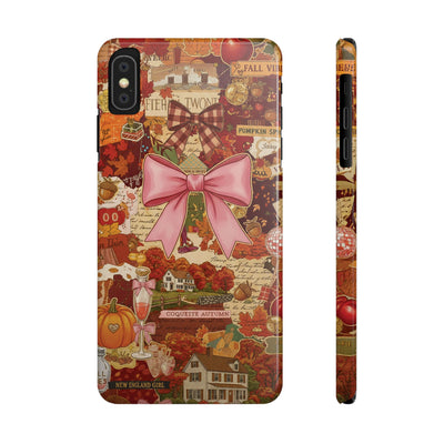 New England fall Coquette Collage Cute Phone Case for Iphone 16 - | iPhone 15 Pro Max Case | iPhone 14 Case Iphone 13 12 11 10 9 8 7 X XS - Studio40ParkLane