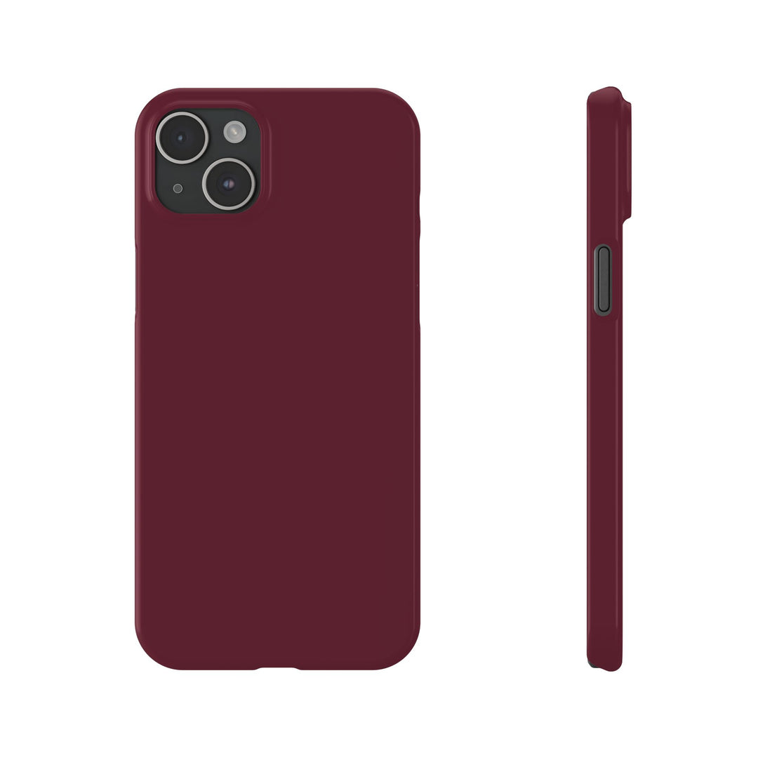 Slim Burgundy Maroon Gift for Her Aesthetic Cute Phone Case for Iphone 16 - | iPhone 15 Pro Max Case | iPhone 14 Case 13 12 11 10 9 8 7 - Studio40ParkLane