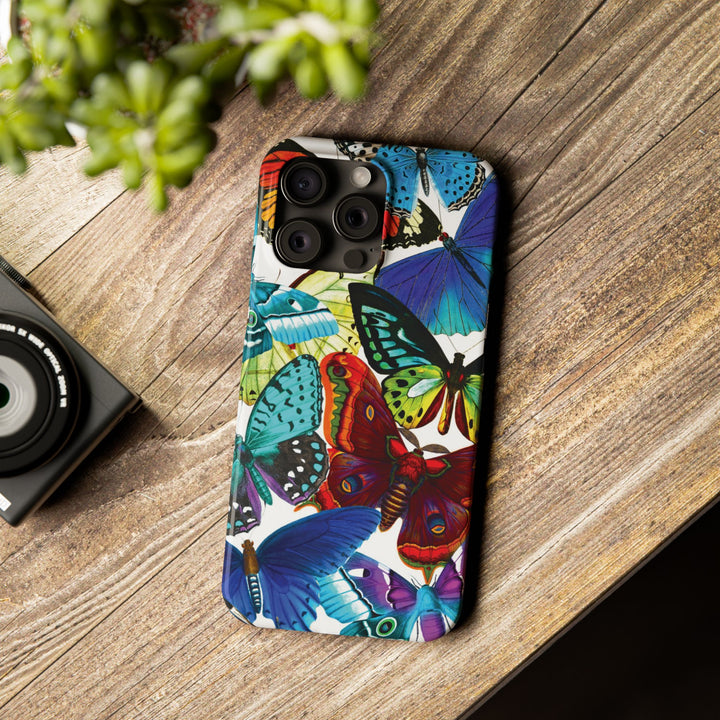 Slim Bright Butterflies Gift for Her Cute Phone Cases for Iphone 16 Pro Max | iPhone 15 Case | iPhone 15 Pro Max Case, Iphone 14, Iphone 14 Pro Max, Iphone 13 12 11 8 7 - Studio40ParkLane
