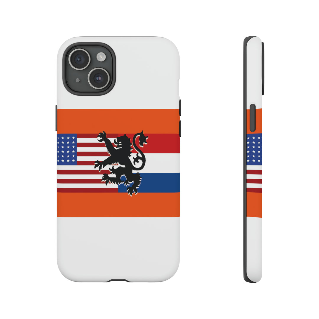 Cute IPhone Case | iPhone 15 Case | iPhone 15 Pro Max Case, Iphone 14 Case, Iphone 14 Pro Max Case IPhone Case for Art Lovers, Dutch US Flag - Studio40ParkLane