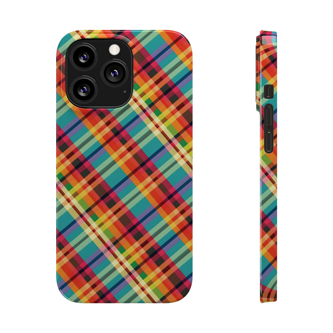Slim Checkered Plaid Gift for Her Cute Phone Cases for Iphone 16 Pro Max | iPhone 15 Case | iPhone 15 Pro Max Case, Iphone 14, 13, 12, 11, 10, 8, 7 - Studio40ParkLane