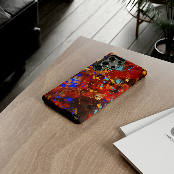 Cool Phone Case | Aesthetic Phone Case | Fall Colors Marble | For Samsung Galaxy S23, S22, S21, S20 | Luxury Double Layer | Cute - Studio40ParkLane