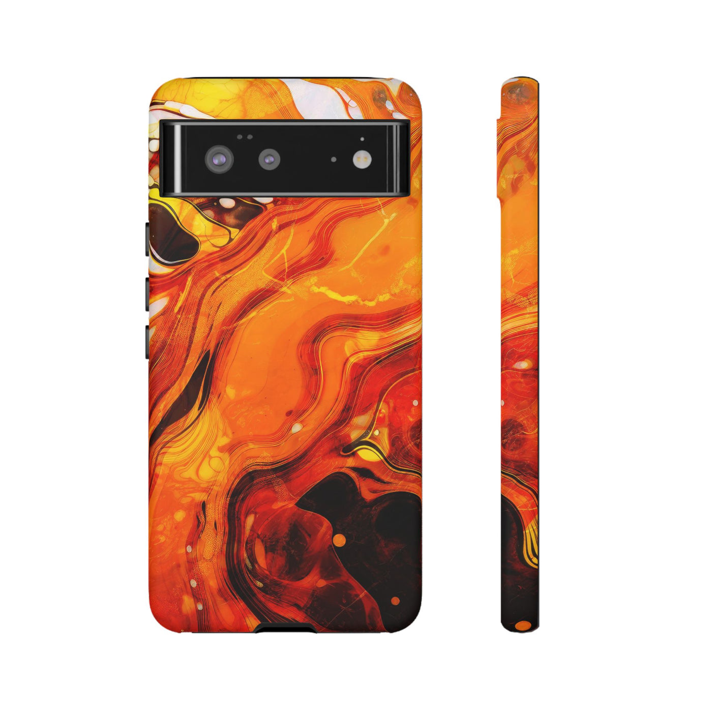 Impact Resistant, Fall Colors Marble, Cute Phone Cases for Samsung S24, S23, S22, S21, IPhone 15 pro Iphone 14 pro Iphone 13 IPhone 12 Iphone 11