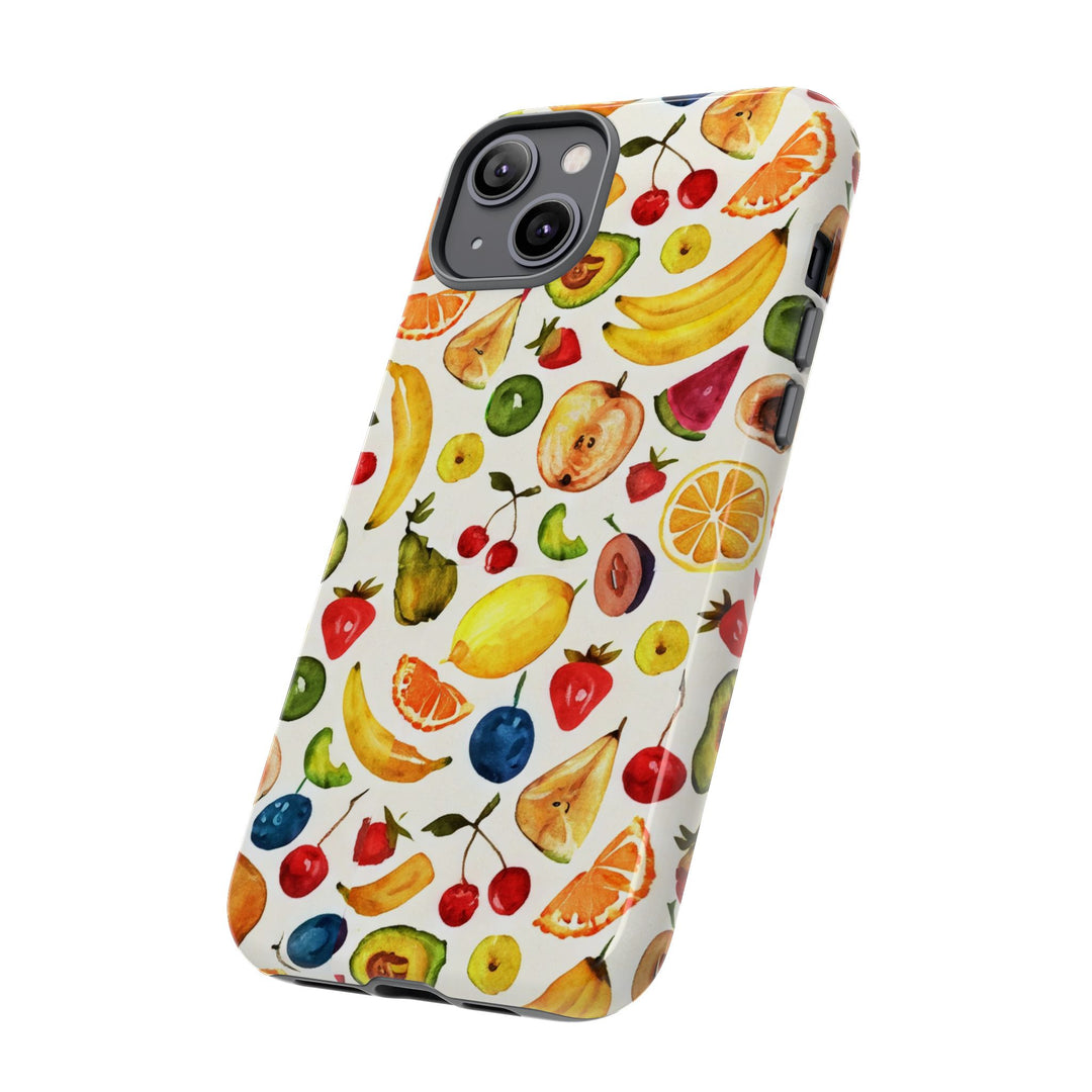 Impact Resistant, Mixed Fruits, Cute Phone Cases for Samsung S24, S23, S22, S21, IPhone 15 pro Iphone 14 pro Iphone 13 IPhone 12 Iphone 11 - Studio40ParkLane