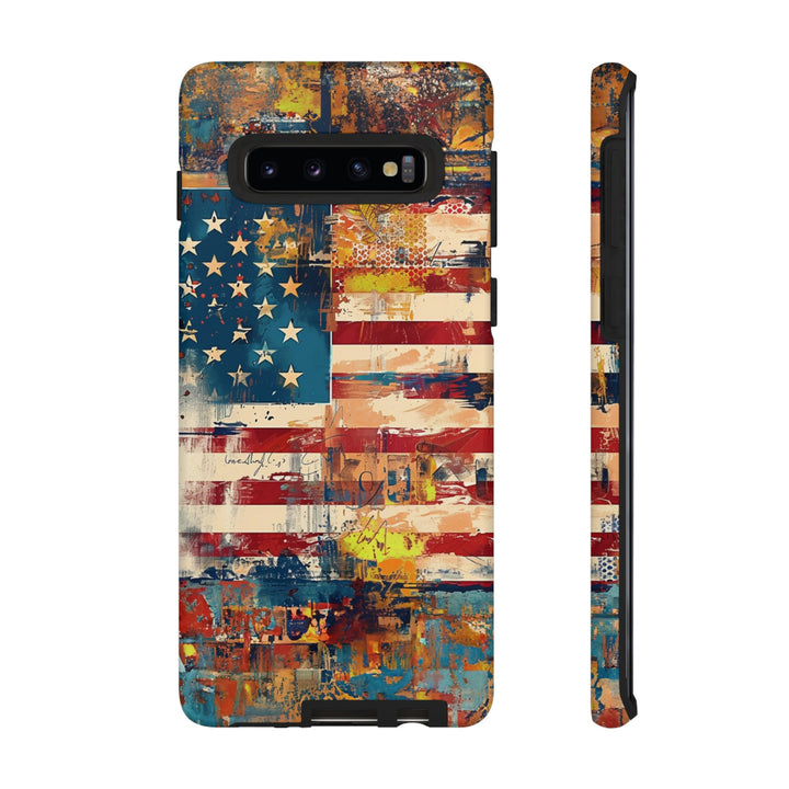 Impact Resistant, American Flag, Cute Phone Cases for Samsung S24, S23, S22, S21, IPhone 15 pro Iphone 14 pro Iphone 13 IPhone 12 Iphone 11 - Studio40ParkLane