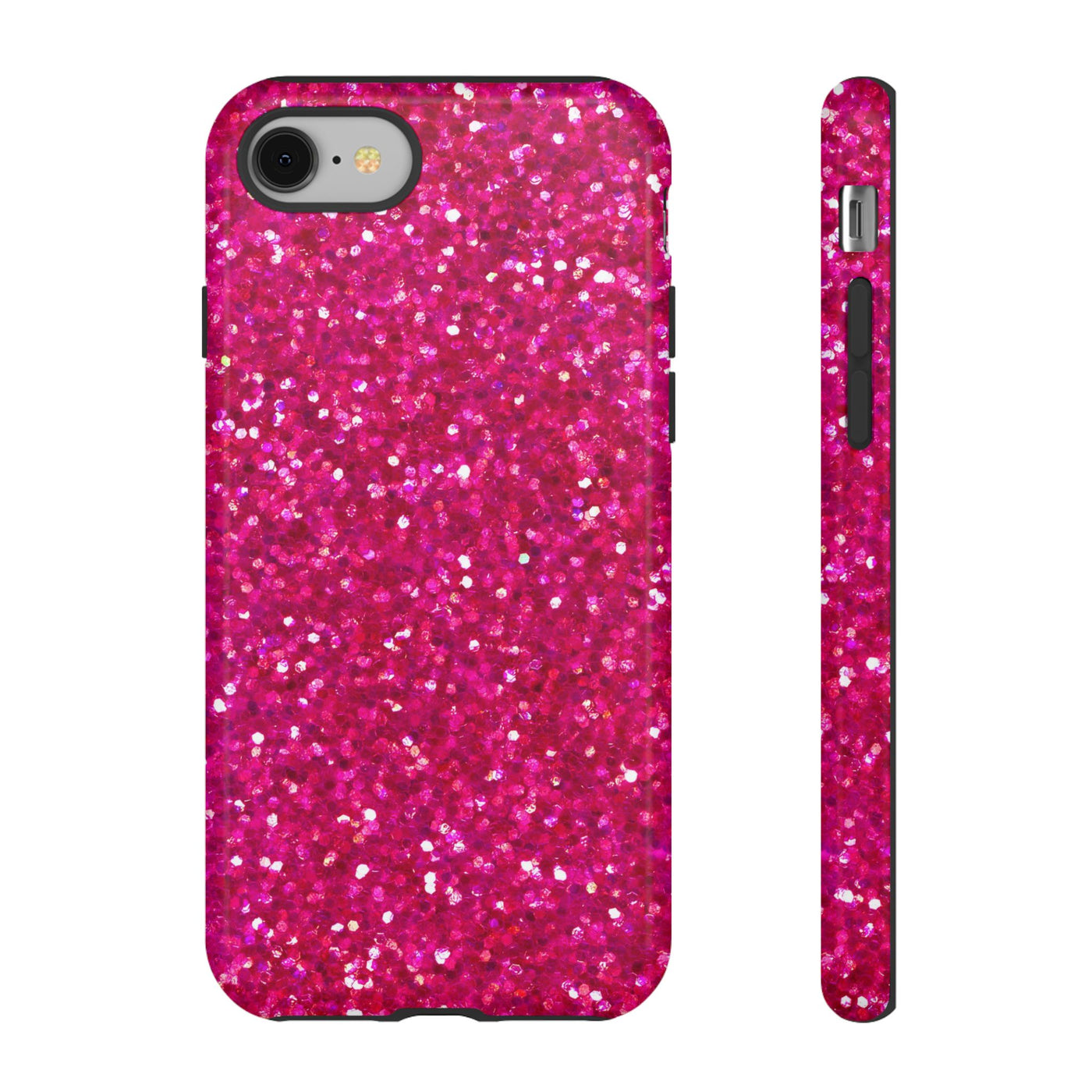 Pink Glitter Cute Phone Case, for IPhone 16 pro Max | Iphone 15, Iphone 14, IPhone 13 Case, 11 8 7, Samsung Galaxy S24, S23, S22, S21, 2 Layer Protection