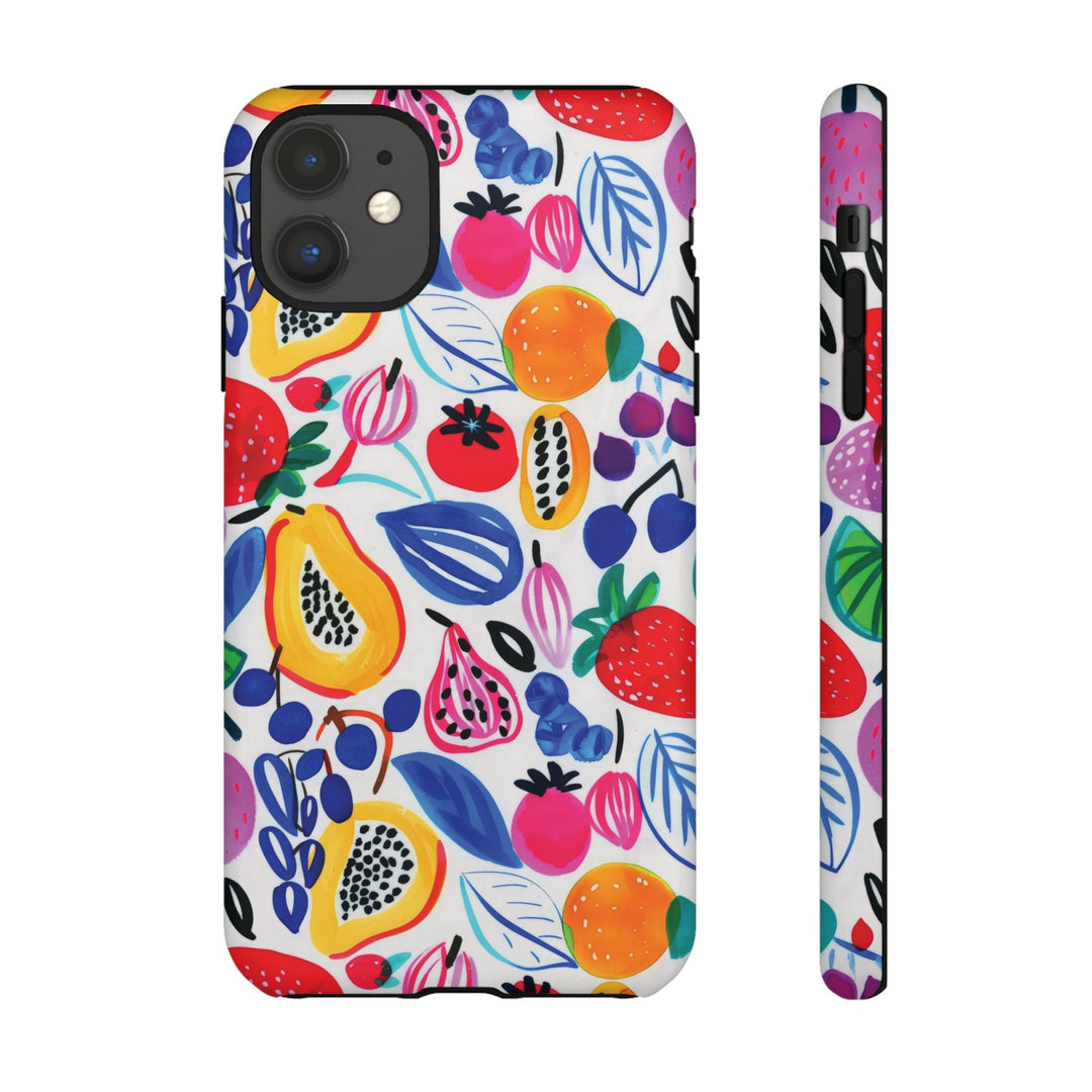 Premium Tough Summer Fruit Collage Gift for Her Cute Phone Cases for Samsung and Iphone, 16, 15, 14, S24, S23, S22, S21, S20, Plus, Ultra, Pro - Studio40ParkLane