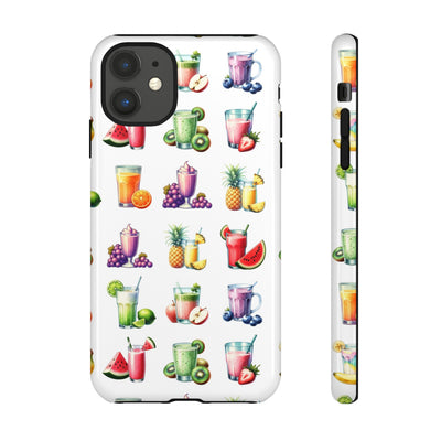 Cute Samsung Case | Cool Iphone Case | Tropical Summer Fruit Cocktail, Samsung S24, S23, S22, S21, IPhone 15 Case | Iphone 14 Case, Iphone 13 Case