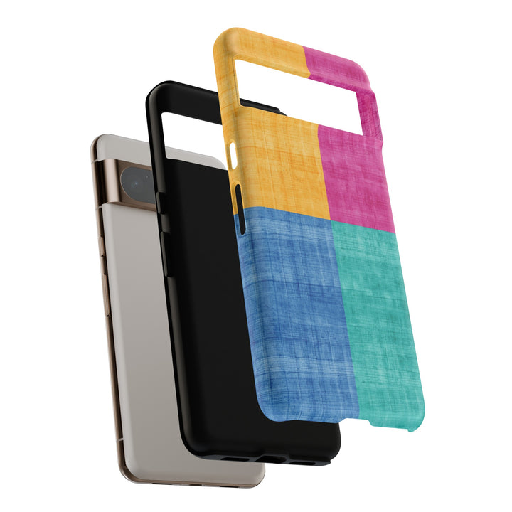 Impact Resistant, Colored Shapes, Cute Phone Cases for Samsung S24, S23, S22, S21, IPhone 15 pro Iphone 14 pro Iphone 13 IPhone 12 Iphone 11 - Studio40ParkLane