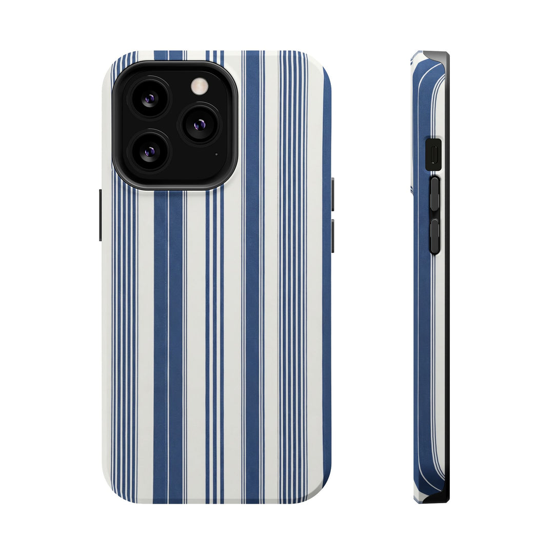 MagSafe Cute Phone Case, Coastal Striped Phone Case for iPhone 17 16 15 14 13 12 Pro Max, Samsung S26 S25 S24 Ultra case - Studio40ParkLane