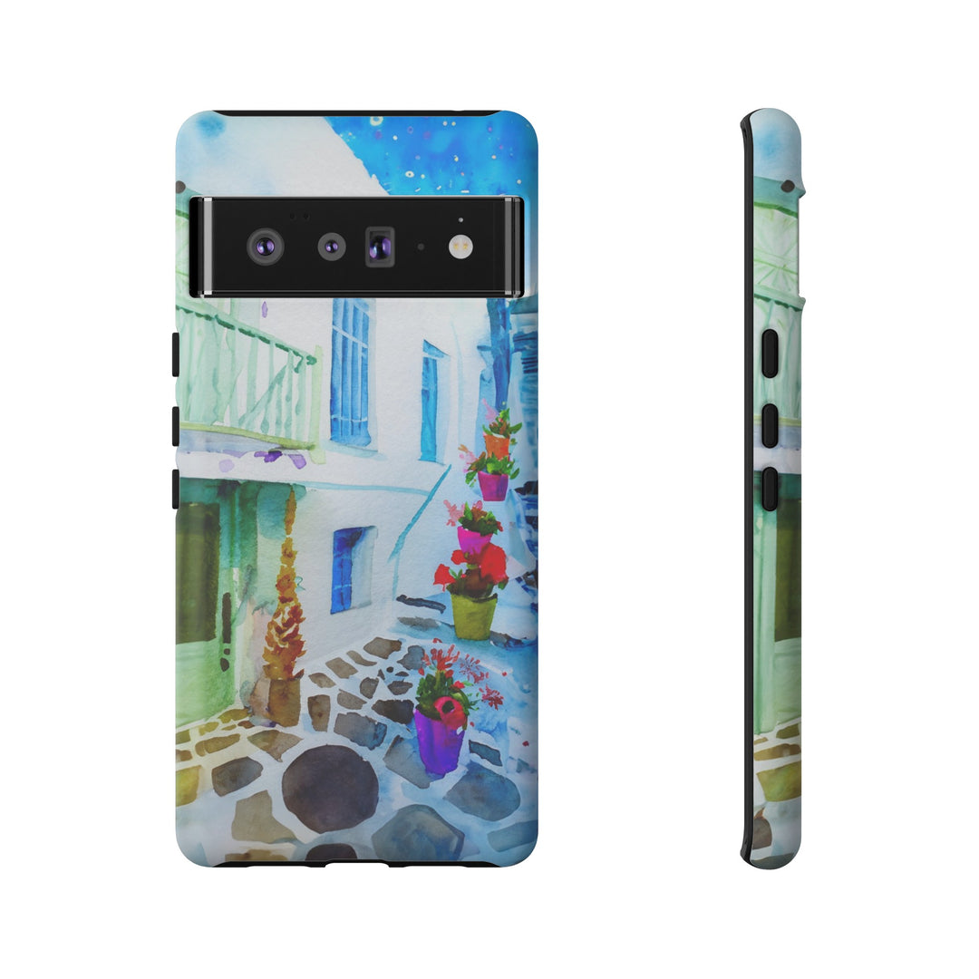 Impact Resistant, Greece House, Cute Phone Cases for Samsung S24, S23, S22, S21, IPhone 15 pro Iphone 14 pro Iphone 13 IPhone 12 Iphone 11 - Studio40ParkLane