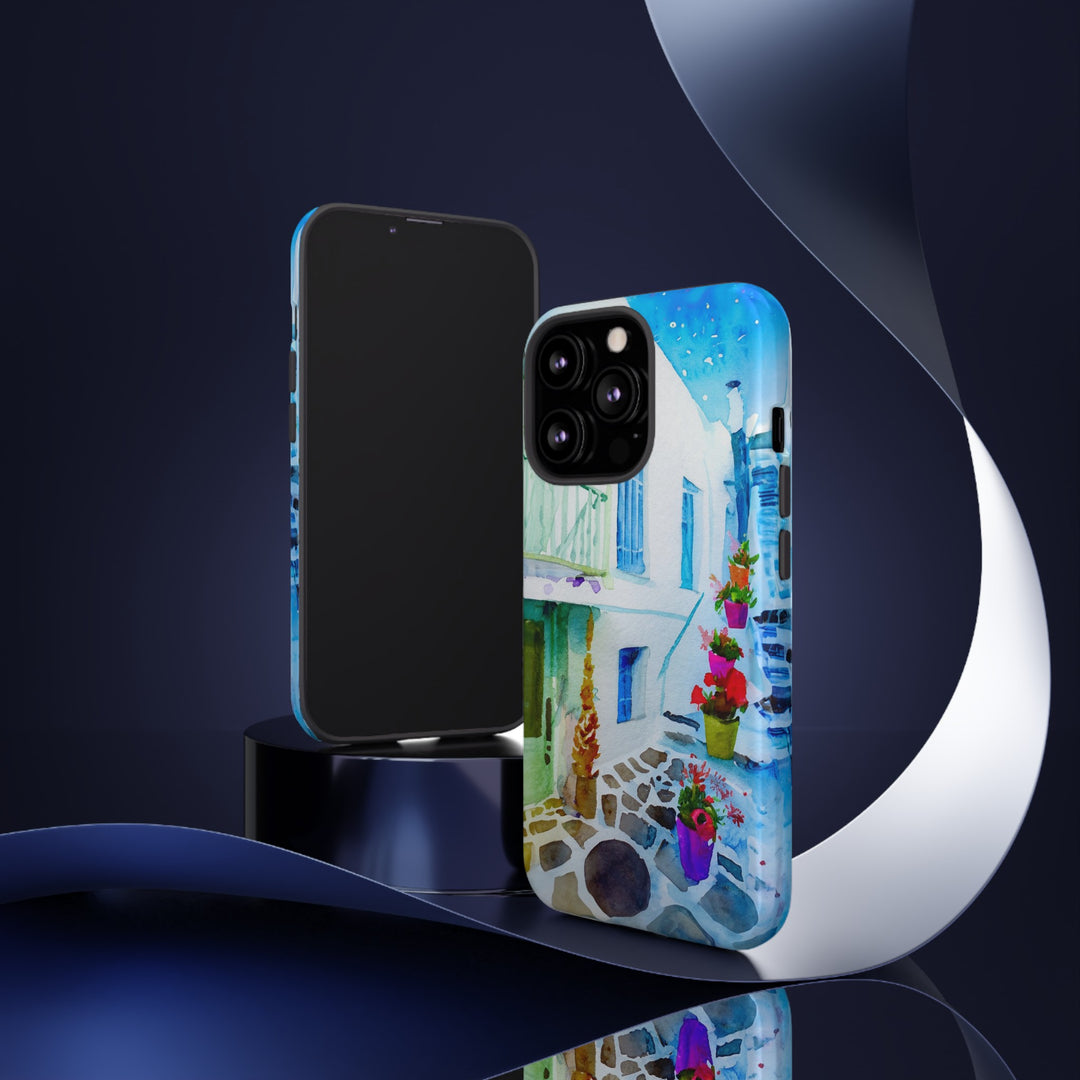 Impact Resistant, Greece House, Cute Phone Cases for Samsung S24, S23, S22, S21, IPhone 15 pro Iphone 14 pro Iphone 13 IPhone 12 Iphone 11 - Studio40ParkLane