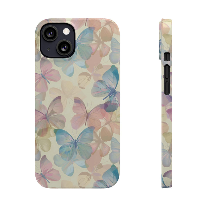 Slim Cute Phone Cases for Iphone - | iPhone 15 Case | iPhone 15 Pro Max Case, Iphone 14 Case, Iphone 14 Pro Max, Iphone 13, Summer Pastel Butterflies - Studio40ParkLane