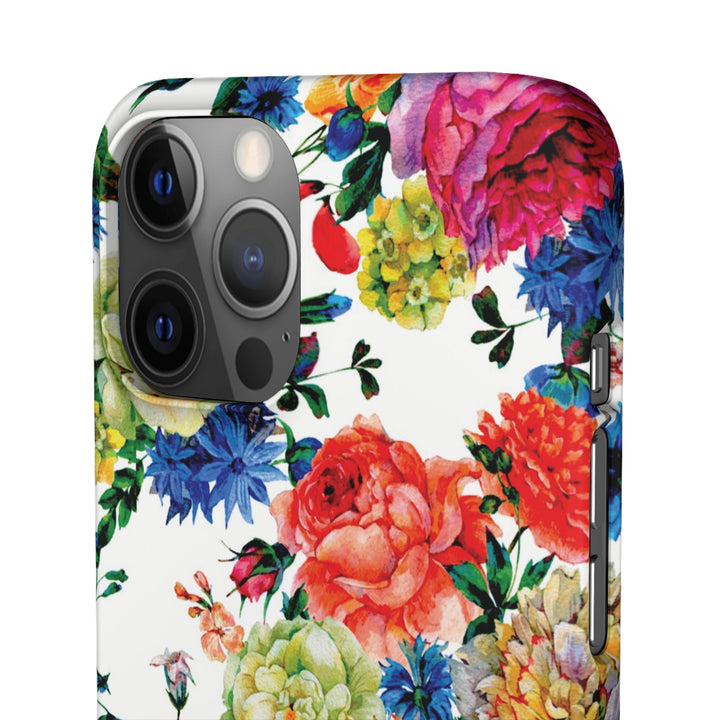 Sleek Snap Colorful Flowers Cute Phone Case for iPhone 16 15 14 13 12 11 X Xs Max Xr Pro Plus Samsung Galaxy S24 S23 S22 S21 S20 Note Ultra