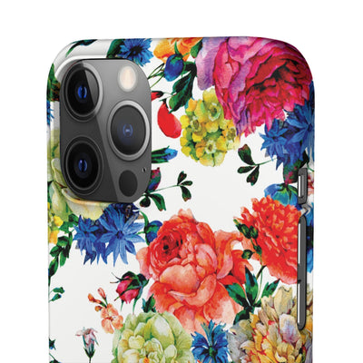 Snap Spring Flowers Cute Phone Cases for Samsung S24, S23, S22, S21, S20, Plus and Ultra, Iphone 16 Pro Max, Iphone 15, 14, 13, 12, 11, 10 - Studio40ParkLane