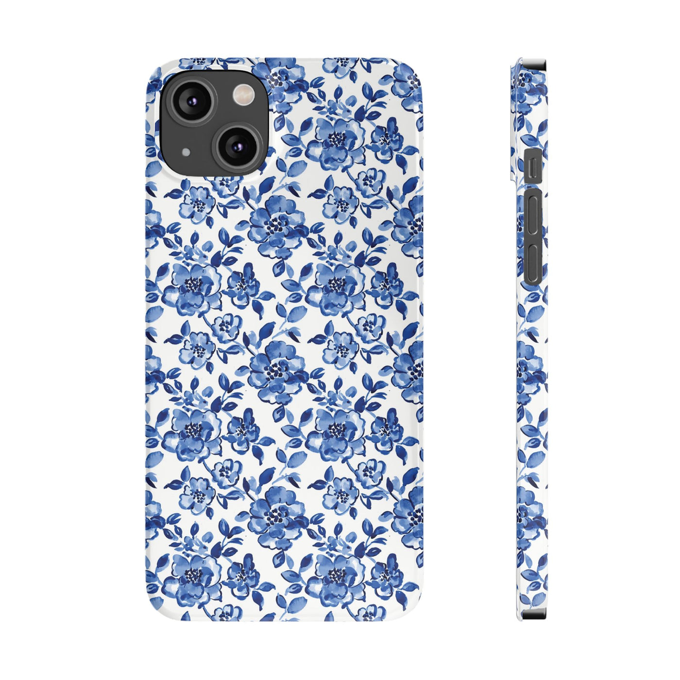 Slim Blue Chinoiserie Gift for Her Cute Phone Cases for Iphone 16 Pro Max | iPhone 15 Case | iPhone 15 Pro Max Case, Iphone 14, Iphone 14 Pro Max, Iphone 13 12 11 8 7