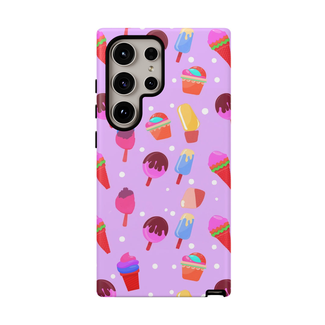 Cute Samsung Case | Cool Iphone Case | Summer Pink Ice - Cream, Samsung S24, S23, S22, S21, IPhone 15 Case | Iphone 14 Case, Iphone 13 Case - Studio40ParkLane