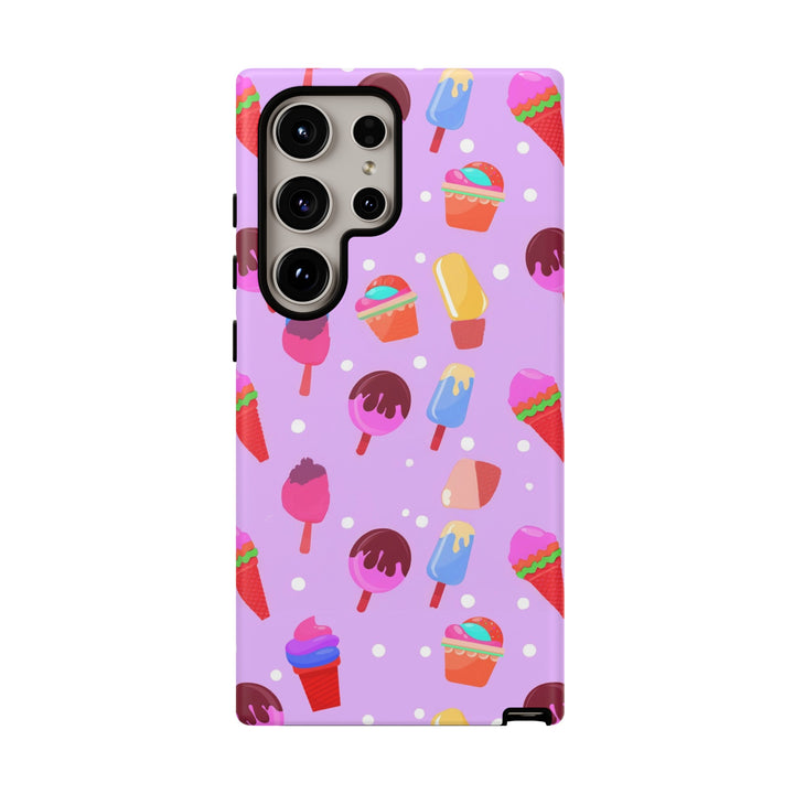 Cute Samsung Case | Cool Iphone Case | Summer Pink Ice - Cream, Samsung S24, S23, S22, S21, IPhone 15 Case | Iphone 14 Case, Iphone 13 Case - Studio40ParkLane