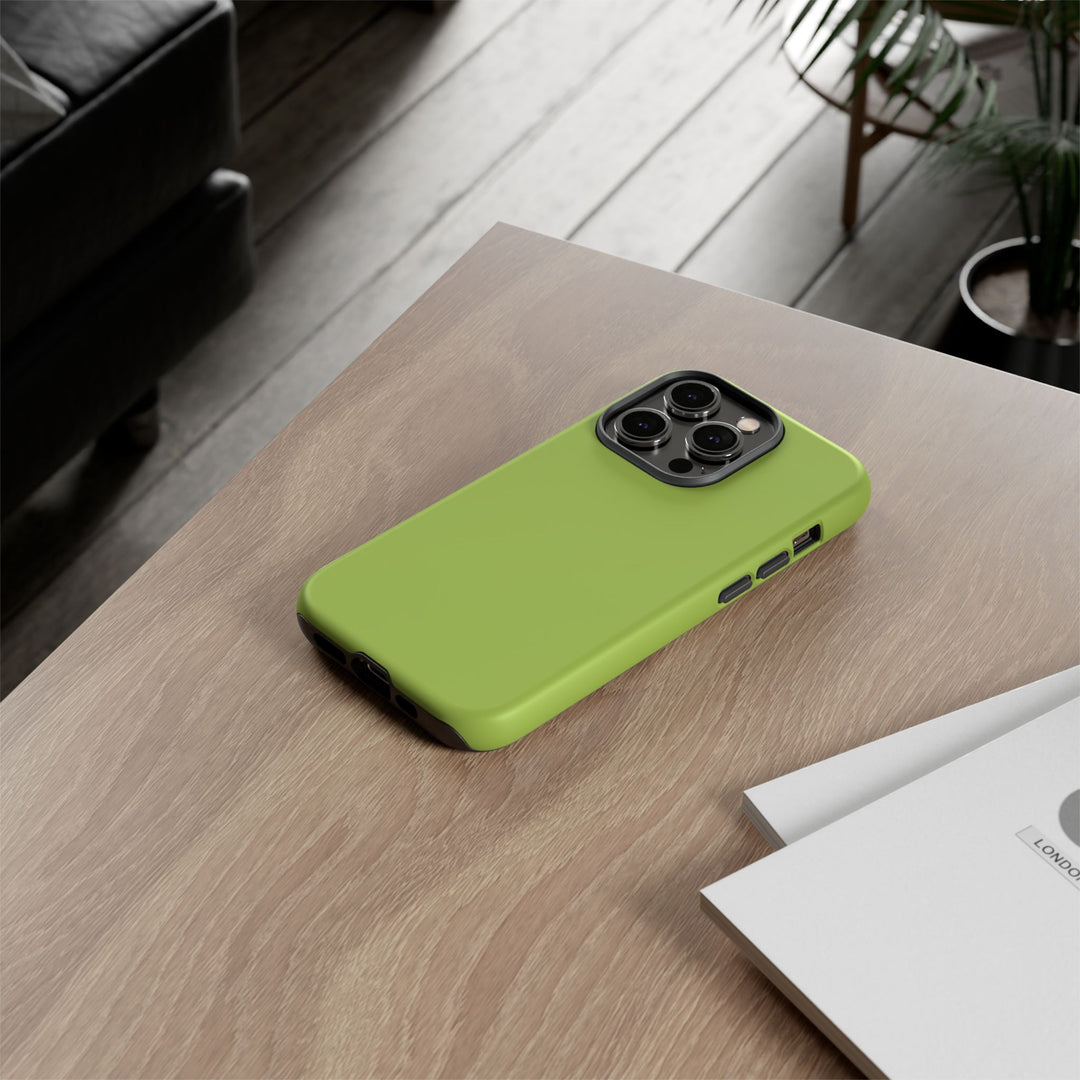 Premium Tough Chartreuse Green Gift for Her Cute Phone Cases for Samsung S25 S24, S23, S22, S21, Iphone, 16, 15, 14, 13 Pro Max Ultra - Studio40ParkLane