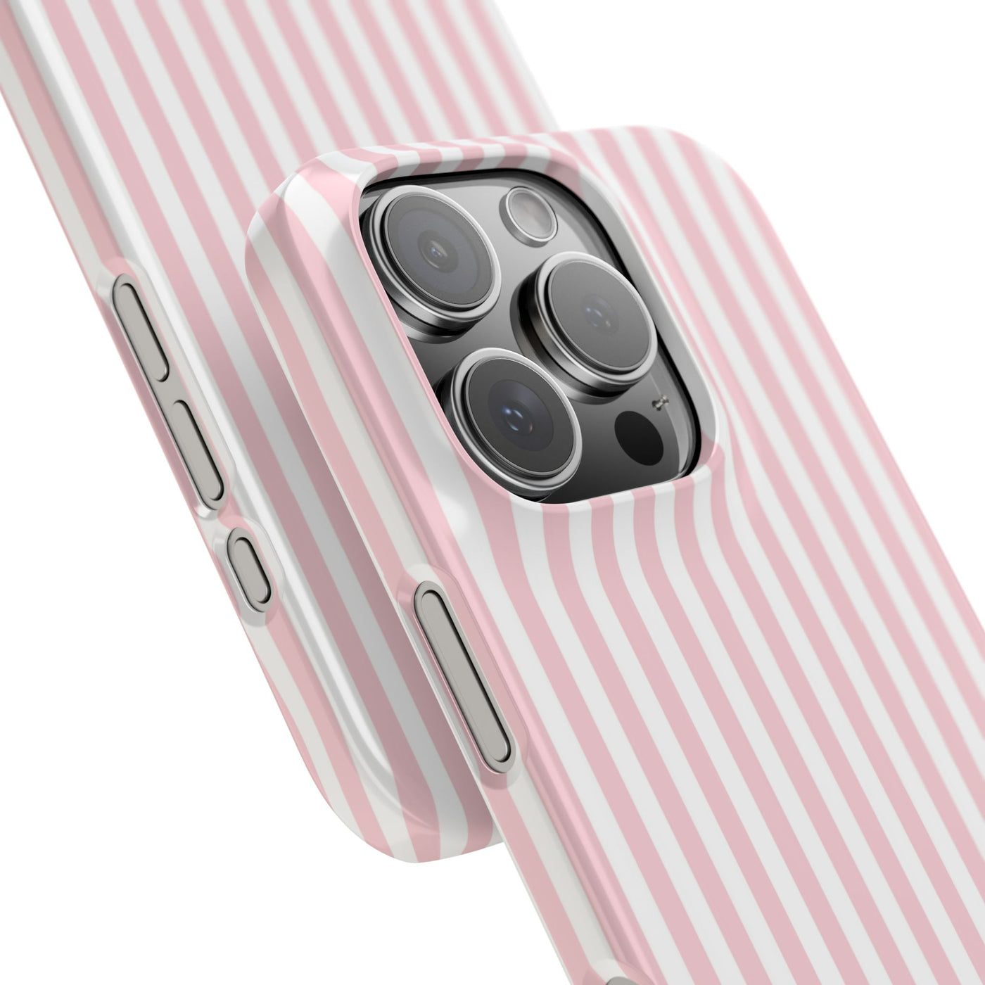 Slim Sweet Pink Striped Cute Phone Case for Iphone 16 - | iPhone 15 Pro Max Case | iPhone 14 Case Iphone 13 12 11 10 9 8 7 X XS Gift for Her