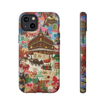 Aesthetic Tough London Coquette Collage Premium Phone Case - For iPhone 17 Pro Max iPhone 16 Pro iPhone 15 Iphone 14 Plus 13 Pro 12 11 10 XR - Studio40ParkLane