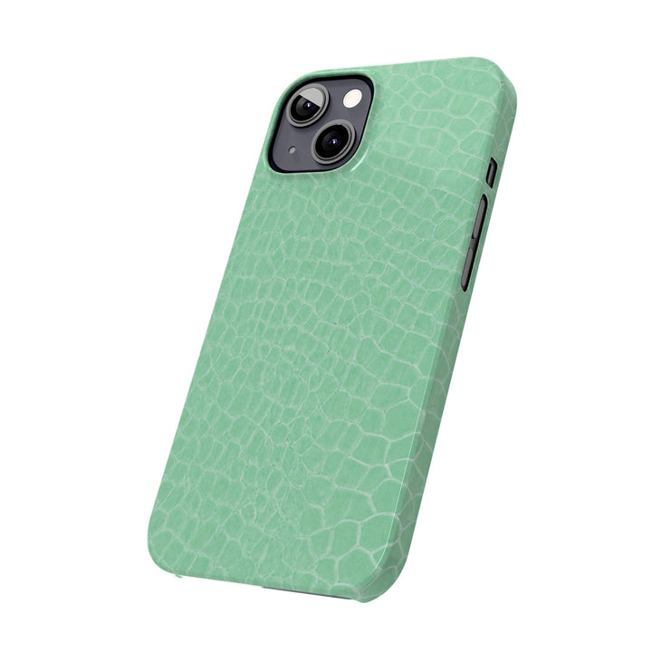Slim Non Leather Mint Color Pattern Gift for Her Cute Phone Cases for Iphone 16 Pro Max | iPhone 15 Case | iPhone 15 Pro Max Case, Iphone 14, 13, 12, 11, 10, 8, 7 - Studio40ParkLane