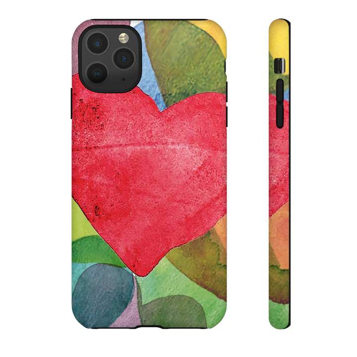 Cute IPhone Case | iPhone 15 Case | iPhone 15 Pro Max Case, Iphone 14 Case, Iphone 14 Pro Max Case IPhone Case for Art Lovers, Red Heart - Studio40ParkLane