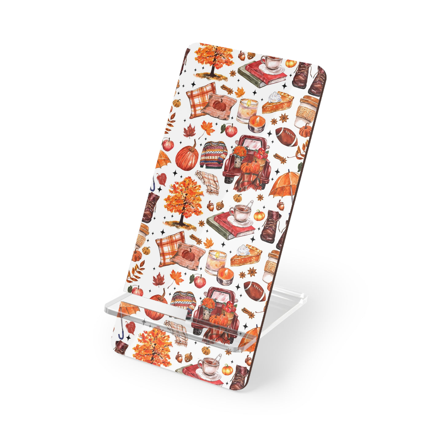 Phone Stand, Fall Coquette Collage Design for Iphones 16, Iphone 15, 14, 13, 12 Samsung Galaxy S24, S23, S22, S21 and Google Pixel 8