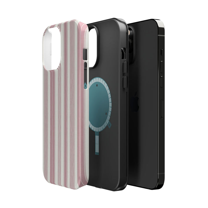 MagSafe Cute Phone Case, Coastal Striped Phone Case for iPhone 17 16 15 14 13 12 Pro Max, Samsung S26 S25 S24 Ultra case - Studio40ParkLane