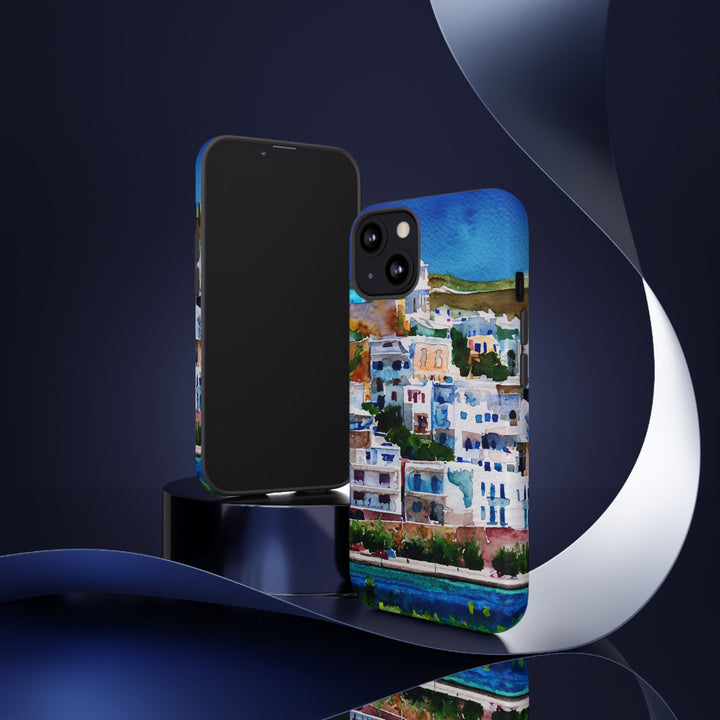 Impact Resistant, Greece House, Cute Phone Cases for Samsung S24, S23, S22, S21, IPhone 15 pro Iphone 14 pro Iphone 13 IPhone 12 Iphone 11 - Studio40ParkLane