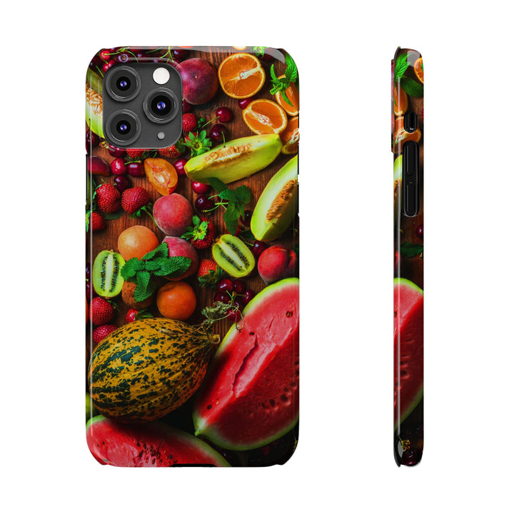 Slim Fall Fruit Collage Phone Cases for Iphone 16 | iPhone 15 Case | iPhone 15 Pro Max Case, Iphone 14, Iphone 14 Pro Max, Iphone 13, Slim Mom Dad Gift - Studio40ParkLane
