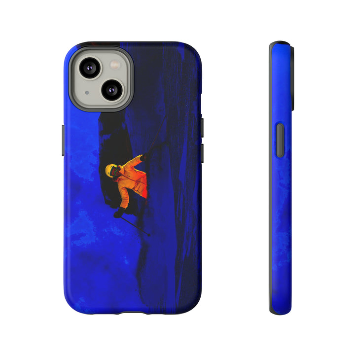 Cute IPhone Case | iPhone 15 Case | iPhone 15 Pro Max Case, Iphone 14 Case, Iphone 14 Pro Max Case IPhone Case for Art Lovers, Skier Mountain Night - Studio40ParkLane