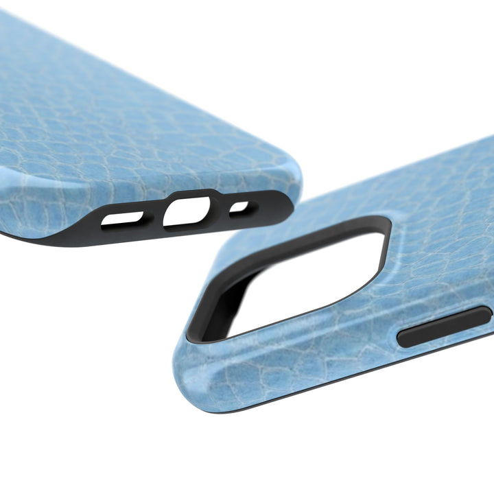 Non Leather Blue Color Pattern Magsafe Cute Phone Case for Iphone Gift for Her, | iPhone 15 Case | iPhone 15 Pro Max Case, Iphone 14, Iphone 14 Pro Max, Iphone 13, Iphone 16 - Studio40ParkLane