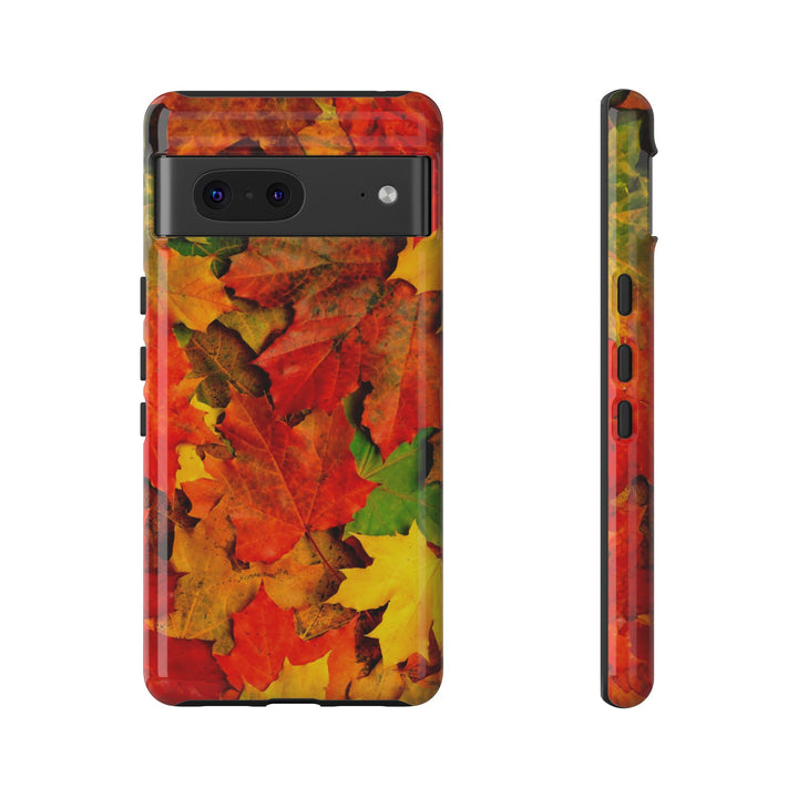 Fall Leaves Impact Resistant, Cute Phone Cases for Samsung S24, S23, S22, S21, IPhone 15 pro Iphone 14 pro Iphone 13 IPhone 12 Iphone 11 - Studio40ParkLane