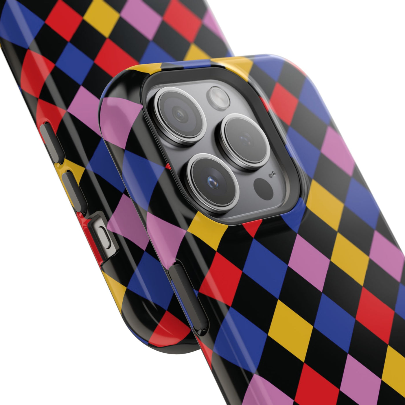 Aesthetic Colorful Checkerboard Tough Magsafe Phone Case - For iPhone 17 Pro Max iPhone 16 Pro iPhone 15 Iphone 14 Plus 13 Pro 12 11 Gift - Studio40ParkLane