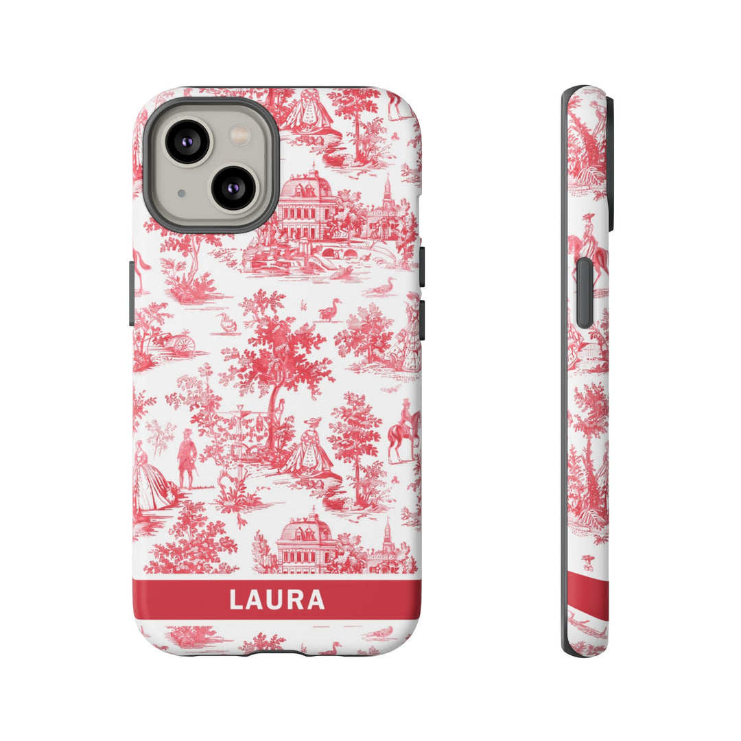 Premium Tough Personalized Initial Custom Gift Cute Phone Cases for Samsung Galaxy S24, S23, S22, S21 Plus, Ultra, Iphone 16, 15, 14 Pro Max - Studio40ParkLane