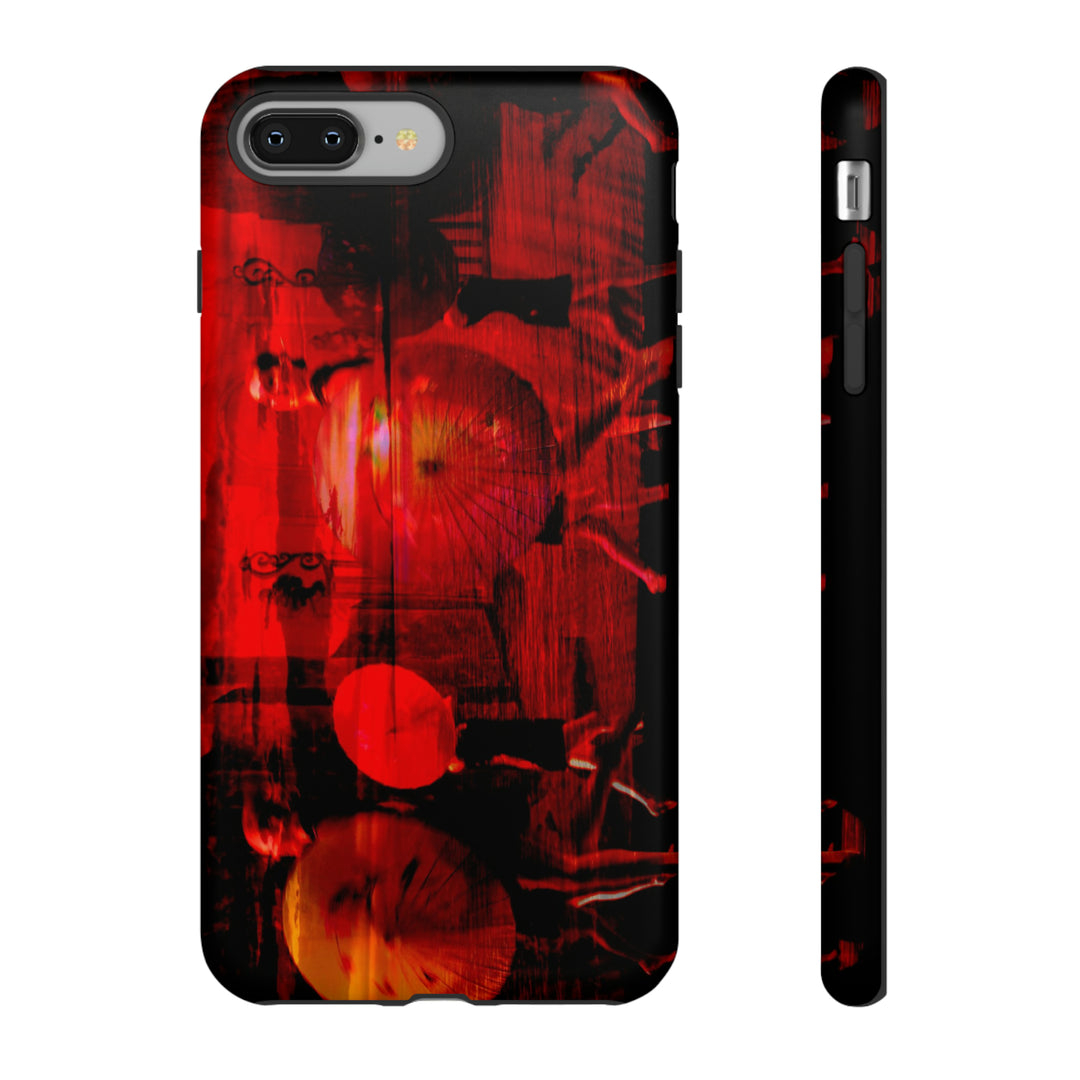 Cute IPhone Case | iPhone 15 Case | iPhone 15 Pro Max Case, Iphone 14 Case, Iphone 14 Pro Max Case IPhone Case for Art Lovers, Sunset Dance Red - Studio40ParkLane