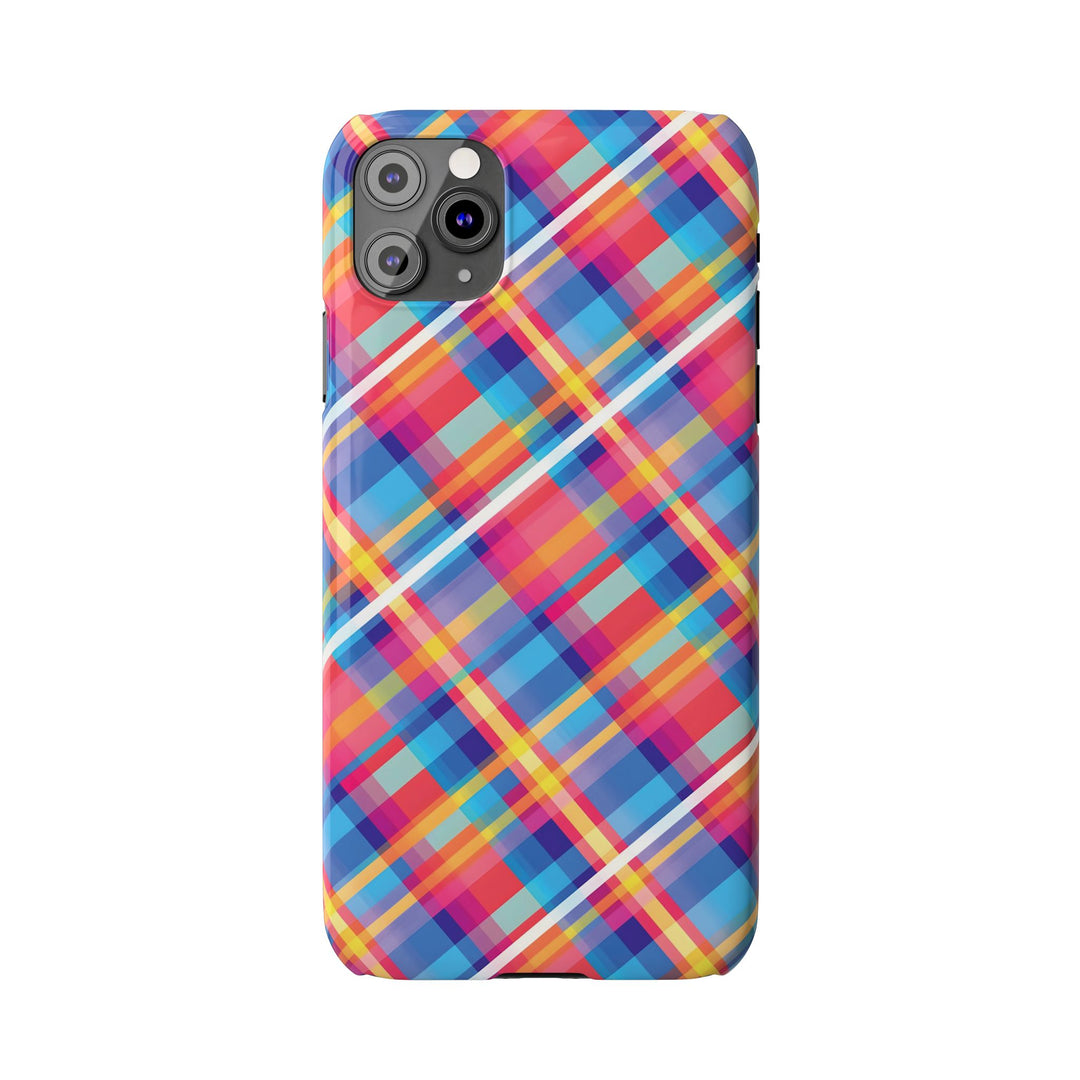 Slim Checkered Plaid Gift for Her Cute Phone Cases for Iphone 16 Pro Max | iPhone 15 Case | iPhone 15 Pro Max Case, Iphone 14, 13, 12, 11, 10, 8, 7 - Studio40ParkLane