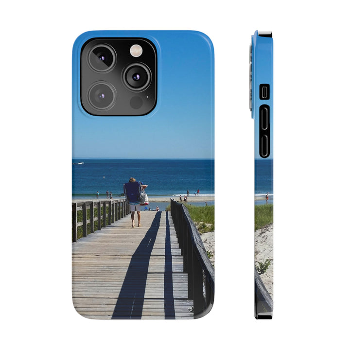 Slim Cute Phone Cases for Iphone - | iPhone 15 Case | iPhone 15 Pro Max Case, Iphone 14 Case, Iphone 14 Pro Max, Iphone 13, Summer Beach Walk - Studio40ParkLane