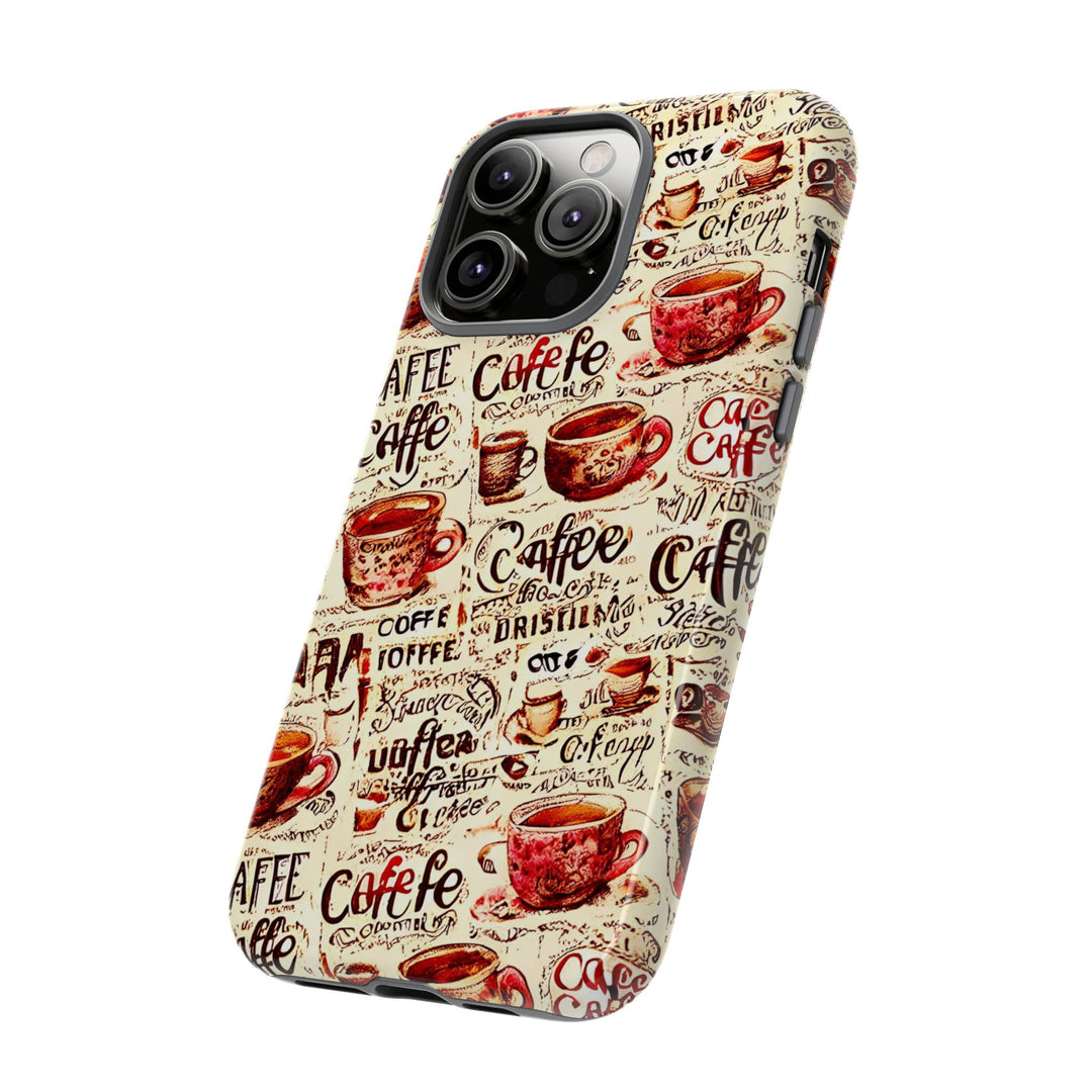 Impact Resistant, Paris Bistro Cafe, Cute Phone Cases for Samsung S24, S23, S22, S21, IPhone 15 pro Iphone 14 pro Iphone 13 IPhone 12 Iphone 11 - Studio40ParkLane
