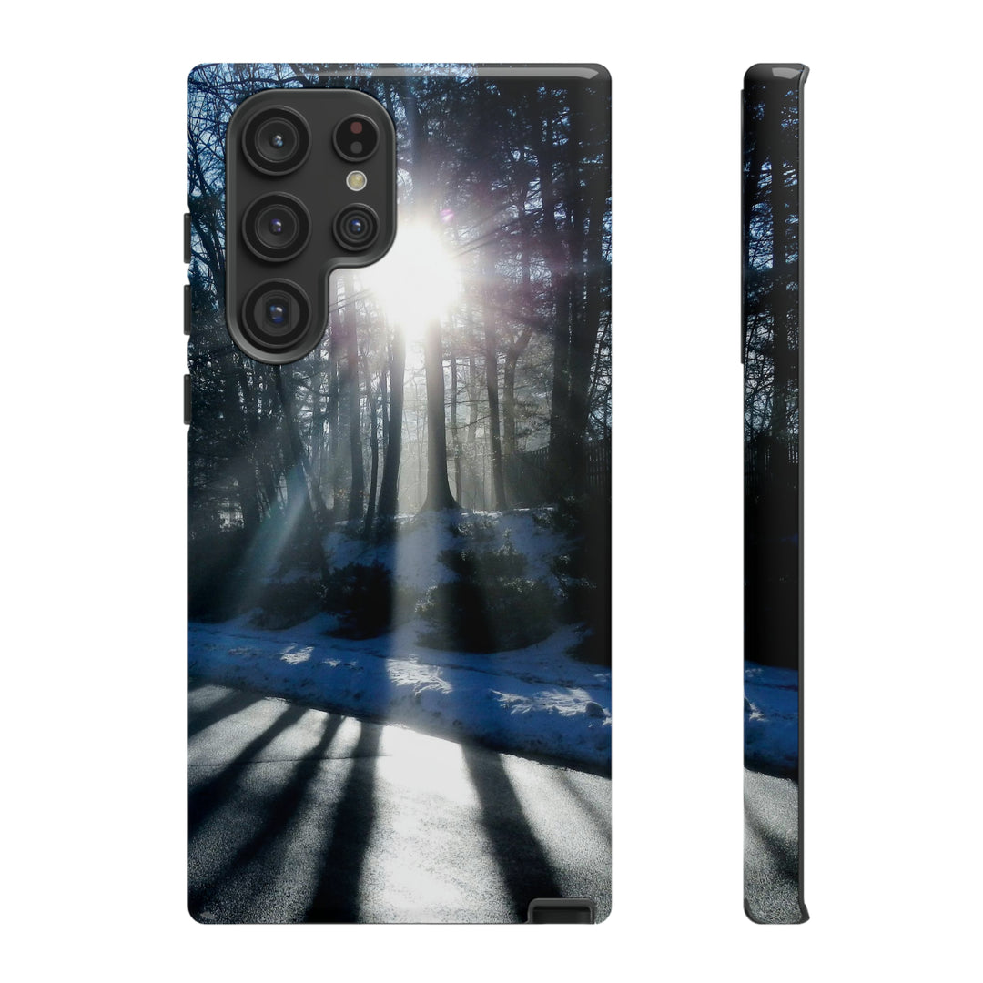 Cute Samsung Phone Case | Aesthetic Samsung Phone Case | Galaxy S23, S22, S21, S20 | Winter Sunshine, Protective Phone Case - Studio40ParkLane